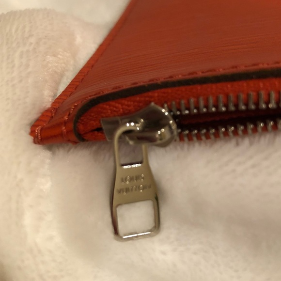SOLD Louis Vuitton Orange Epi Leather Wristlet- - Picture 6 of 8